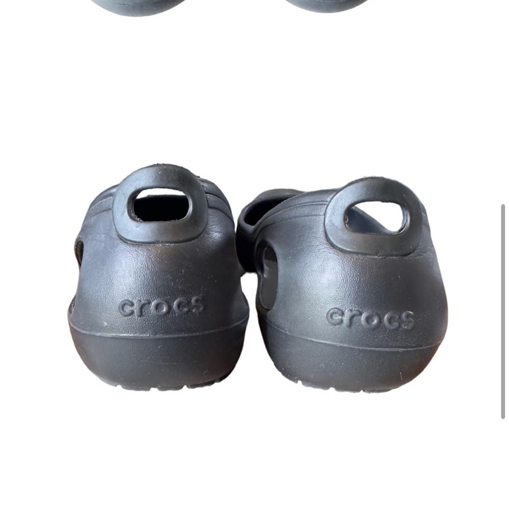 COPY - Crocs Kader Women’s Slip On Black Shoes Size w7 - Picture 3 of 4